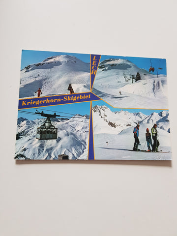 AK Lech. Krigerhorn-Skigebiet.