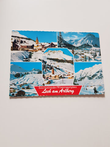 AK Internationaler Wintersportplatz. Lech am Arlberg.