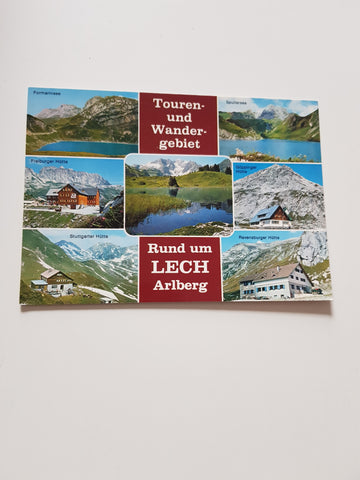 AK Touren- und Wandergebiet Rund um Lech Arlberg.