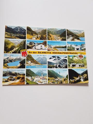 AK An der Silvretta-Hochalpenstrasse.