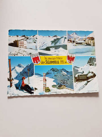 AK Die sonnigen Höhen der Silvretta.