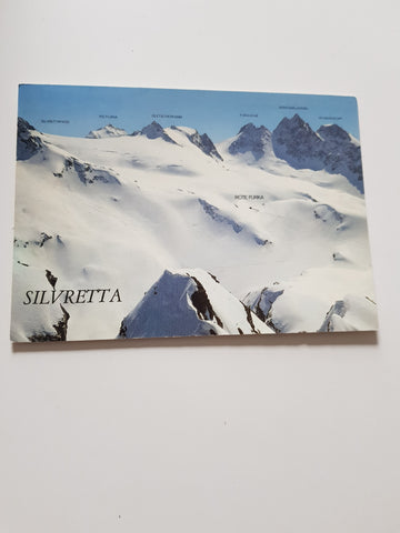 AK Silvretta, Rote Furka. Klostertal mit Silvrettapass.