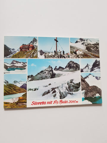 AK Silvretta mit Piz Buin.