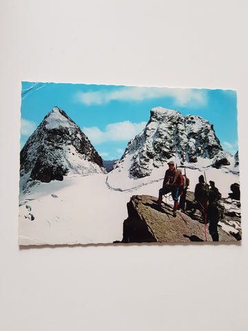 AK Großer Piz Buin Kleiner Piz Buin in der Silvrettagruppe.