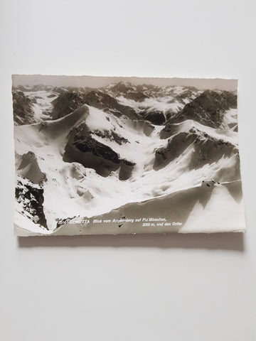 AK Silvretta. Blick vom Augstenberg auf Piz Minschun und den Ortler.