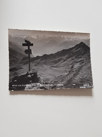 AK Blick vom Kapelljoch gegen Silvretta.
