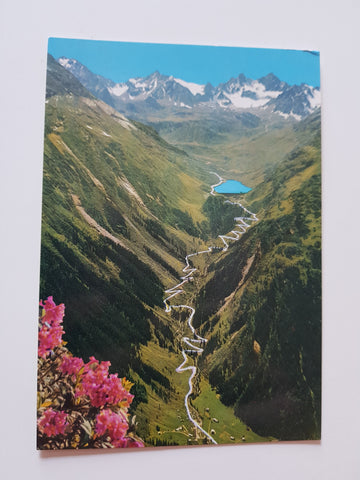AK Silvretta-Hochalpenstrasse. Mit Vermuntstausee und Litznergruppe.