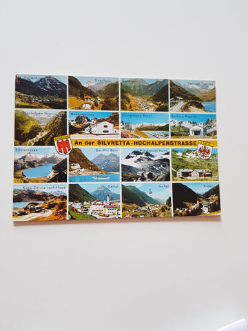 AK An der Silvretta-Hochalpenstrasse.