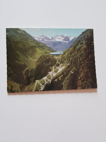 AK Silvretta-Hochalpenstrasse. Vermuntsee mit Litzner-Seehorngruppe.