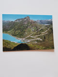 AK Silvretta Hochalpenstraße mit Stausee.