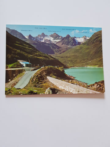 AK Silvretta Hochalpenstraße. Stausee Vermunt.