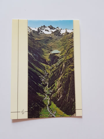 AK Silvretta Hochalpenstraße gegen Litzner-Seehorn.
