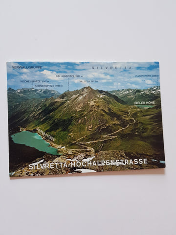 AK Silvretta Hochalpenstraße. Vermuntsee.