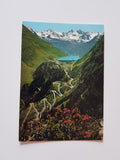 AK Silvretta Hochalpenstraße mit Stausee Vermunt und Litzner-Seehorngruppe.