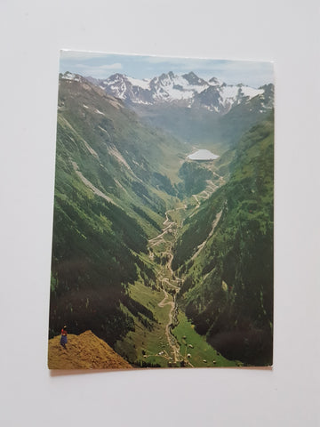 AK Silvretta Hochalpenstraße im Montafon.