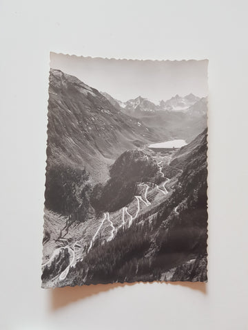 AK Silvretta-Hochalpenstraße mit Litzner und Seehorn.