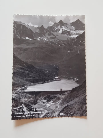 AK Silvretta - Hochalpenstrasse mit Litzner und Seehorn.