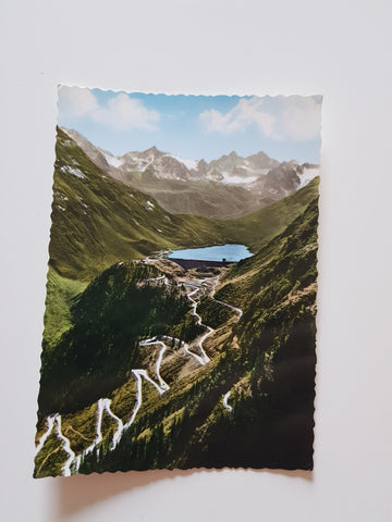 AK Silvretta - Hochalpenstrasse.