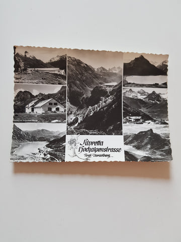 AK Silvretta - Hochalpenstrasse.