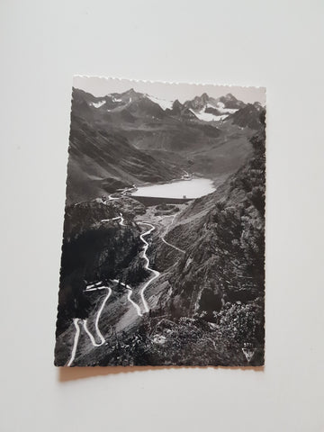 AK Silvretta Hochalpenstraße mit Vermuntstausee.