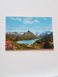 AK Silvretta Panorama mit Hotel Silvrettasee und Alpengasthof Piz Buin.