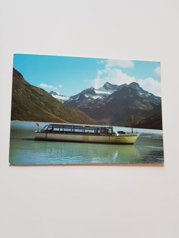 AK Silvrettasee mit Blick in die Silvretta.