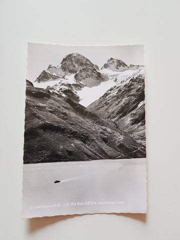 AK Silvrettasee mit Gr. u. Kl. Piz Buin.