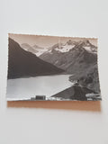 AK Silvrettahotel mit Stausee.