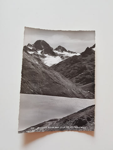 AK Silvretta Stausee gegen Gr. und Kl. Piz Buin.