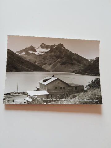 AK Gasthaus Piz Buin am Silvretta Stausee.