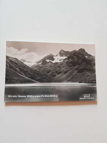 AK Silvretta-Stausee gegen Piz Buin.