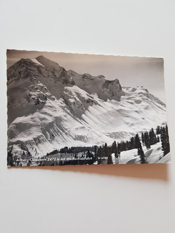 AK Arlberg Omeshorn mit Madlochabfahrt.