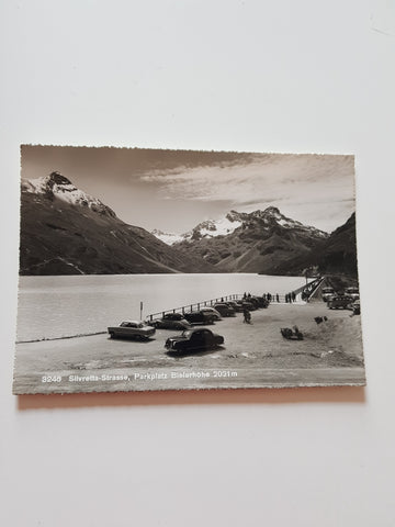 AK Silvretta Strasse, Parkplatz Bielerhöhe.