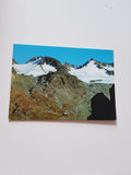 AK Silvretta Wiesbadner Hütte mit Tiroler Scharte, Ochsenkopf...