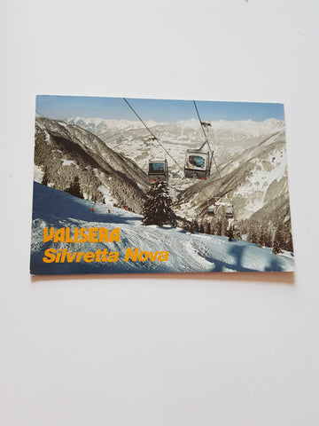 AK Skigebiet Silvretta Nova. Valisera Bahn.