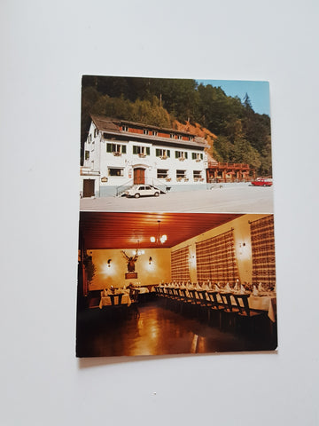 AK Partenen. Hotel Restaurant Cafe Zäres Familie A. Pfeifer.