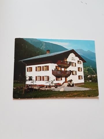 AK Partenen 18a. E. u K. Mattle Haus Montafon.