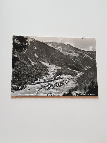AK Partenen im Montafon an der Silvretta Hochalpenstrasse.
