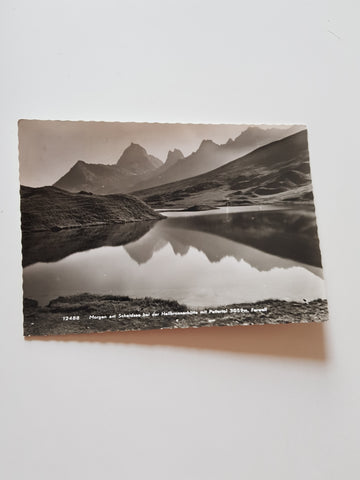 AK Morgen am Scheidsee bei der Heilbronnerhütte mit Patteriol. Ferwall.