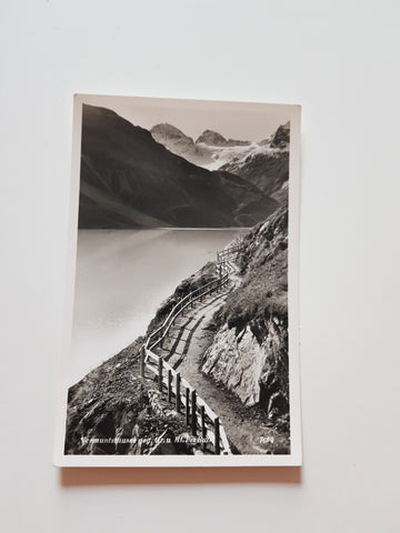 AK Vermuntstausee geg. Gr. u. Kl. Piz Buin.