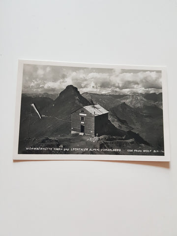 AK Wormserhütte geg. Lechtaler Alpen.