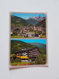 AK Schruns mit Hochjochbahn. Löwen-Hotel.