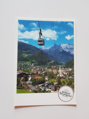 AK Schruns-Tschagguns mit Hochjochbahn.