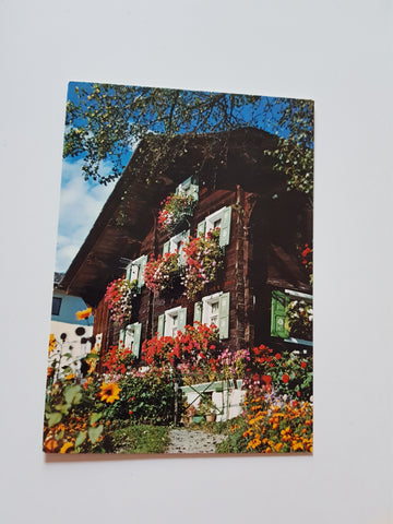 AK Altes Walserhaus aus dem Montafon.