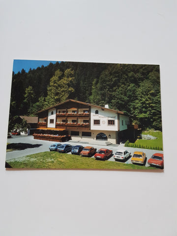 AK Schruns. Hotel Restaurant Wiesengrund. Familie Schwanter.