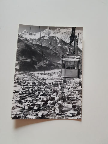 AK Schruns. Montafoner Hochjochbahn.