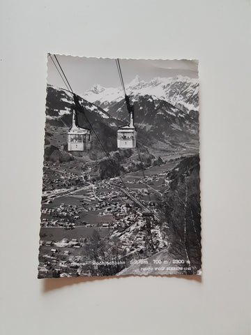 AK Schruns. Montafoner Hochjochbahn.