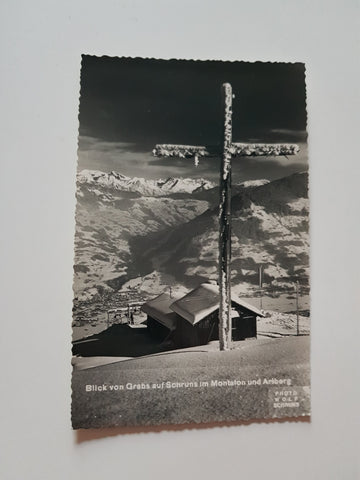 AK Blick von Grabs auf Schruns.