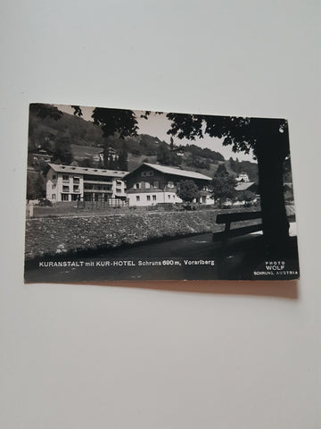 AK Schruns. Kuranstalt mit Kur-Hotel.