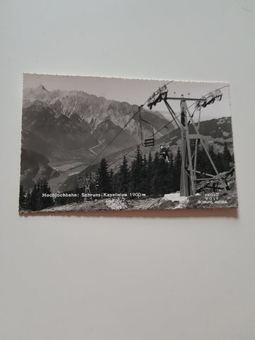 AK Hochjochbahn: Schruns - Kapellalpe.